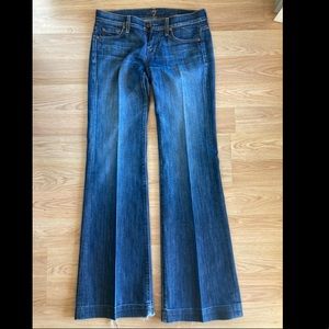 7 For All Mankind Trouser Jeans, Sz 26 Inseam 34